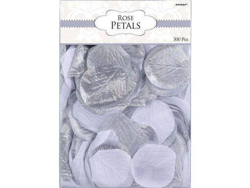 Picture of ROSE PETALS WHITE/SILVER 300PK